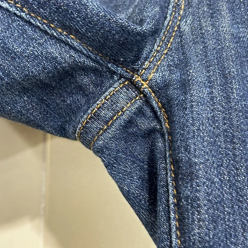 J.Crew Toothpick Ankle Jeans Size 27 Denim Dark Blue Stretch Low Rise Jeans